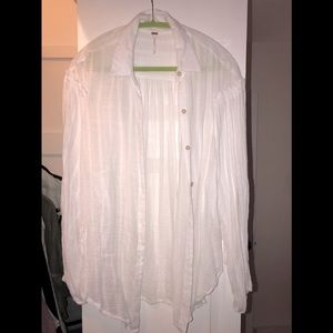 Free people white blouse